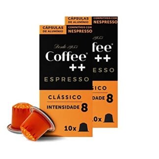 Coffee Mais │Café Super Especial em Cápsulas │ Clássico │100% Arábica │Torra Média │Pack 2 caixas de 10 unidades