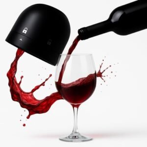 Tampa Pressão Hermética. Á Vácuo Rolha Para Garrafa de Vinho, Champanhe e Espumantes Fechamento Com Trava de vedação, Preserva o aroma e sabor do vinho.