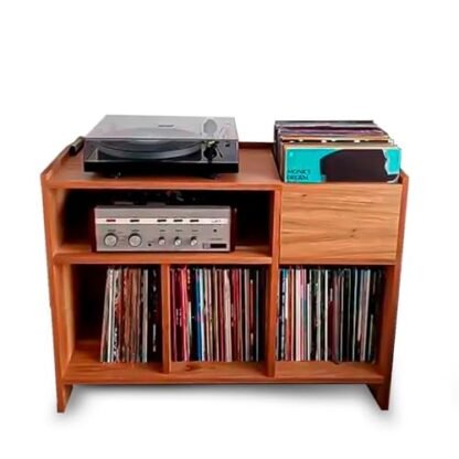 Estante Para Discos De Vinil/Toca Discos/Receiver Top-2000 (Equipamentos)