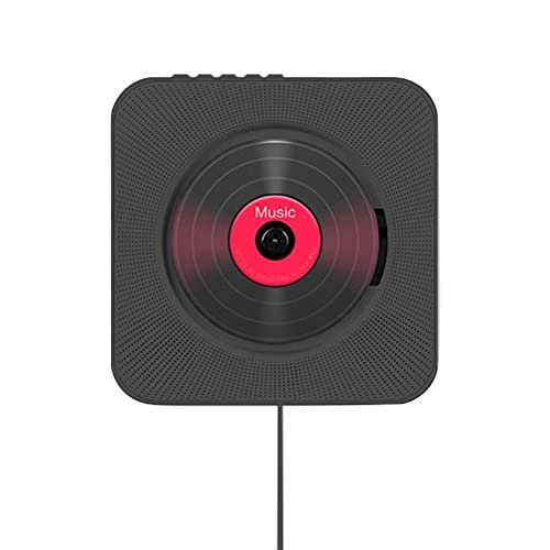 Brteyes Leitor de CD com Bluetooth, áudio doméstico, montagem na parede, CD e música, aparelho pré-natal, sistema de alto-falantes para gravidez, reproduz música para pré-Natal, presente para crianças e crianças