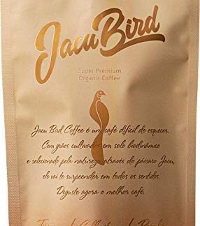 Jacu Coffee 100 g | Grão Bio 100% Arábica | Café Orgânico Cultivado em Solo Biodinâmico | Blend de Grãos de Café Seleciodados Naturalmente pelo Pássaro Selvajem Jacu | Torrefação Artezanal na Fazenda | Um sabor Único e Exótico