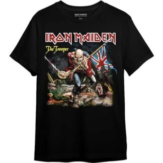 Consulado do Rock, Camiseta Iron Maiden The Trooper Preto Consulado OF0007 Tamanho:P;Cor:preto (Camisetas)