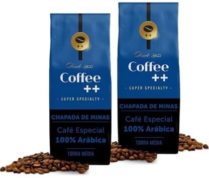 Coffee Mais │Café Super Especial em Grãos │ Ricardo Tavares - Chapada de Minas │100% Arábica │Torra Média │Pack 2 unidades de 250g