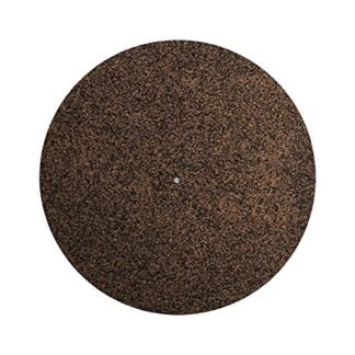 Tapete Giratório de Cortiça para Toca-discos de Vinil Lp Espessura de 3 Mm, Antiestático Slipmat para Audiófilo de Alta Fidelidade Reduz o Ruído e Melhor Suporte de Som (Equipamentos)