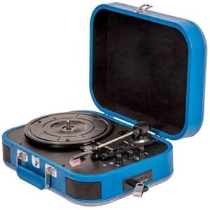 Toca-Discos Vinil Retrô Hills Azul 48.401 Classic