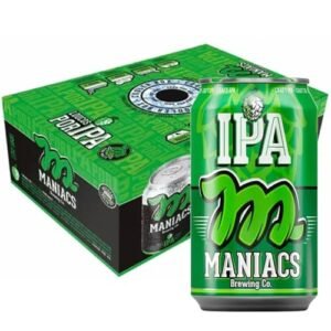 Kit c/ 12und Cerveja MANIACS IPA Lata 350ml