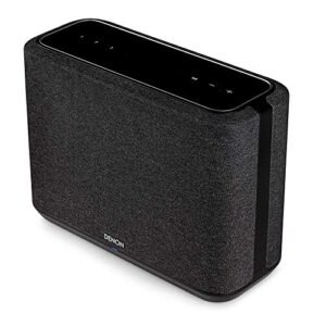 Denon Alto-falante inteligente sem fio Home 250 – tamanho médio, som estéreo, Wi-Fi e Bluetooth, HEOS integrado, Alexa integrada, Siri e AirPlay 2, Spotify Connect, suporte para várias salas, preto (Equipamentos)