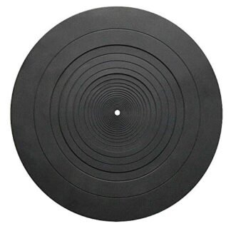Tapete de prato para toca-discos AT-LP120BK/AT-LP-1200 Audio Technica - Tapete de silicone de borracha de 30,5 cm (compatibilidade universal) (Equipamentos)
