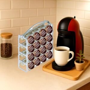 Suporte Porta 32 Cápsulas de Café - Branco