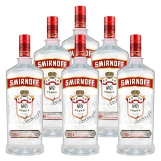 Vodka Destilada Smirnoff 1,75l 6 Unidades