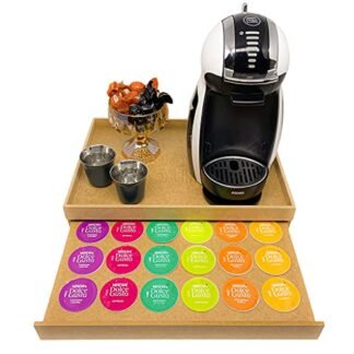 Bandeja Porta Cápsula Dolce Gusto 24 Cápsulas Cor:Cru