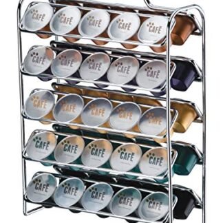 Organizador p/cápsulas de café compatível c/nespresso cromado - Linha Caffè - Future
