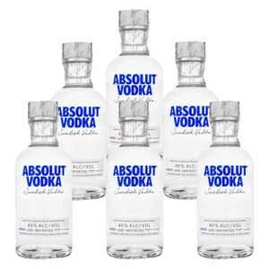 Vodka Sueca Absolut Tradicional 200ml 6 Unidades