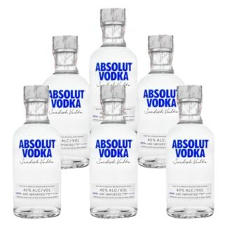 Vodka Sueca Absolut Tradicional 200ml 6 Unidades