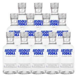 Vodka Sueca Absolut Tradicional 200ml 12 Unidades