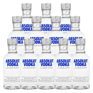 Vodka Sueca Absolut Tradicional 200ml 12 Unidades