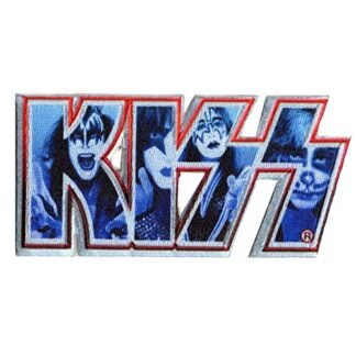 C&D Visionary Emblema de banda com logotipo Kiss multicolorido (CDs)