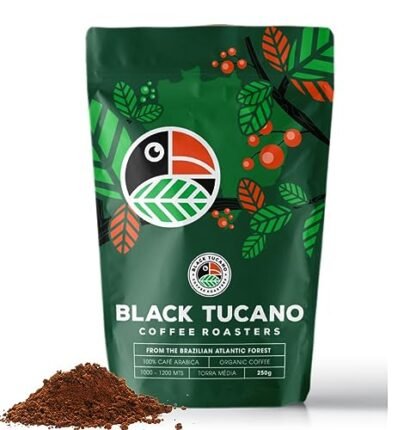 Black Tucano Coffee Café Especial Black Tucano Organic Coffee Torrado E Moído 250G