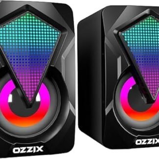 Caixa de Som Ozix 5.1 para Home Theater com Subwoofer Integrado e Controle Remoto Sem Fio (Preto) (Equipamentos)