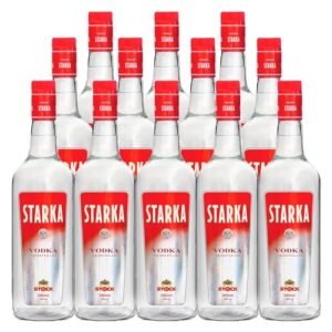 Vodka Tridestilada Starka Stock 980ml 12 Unidades