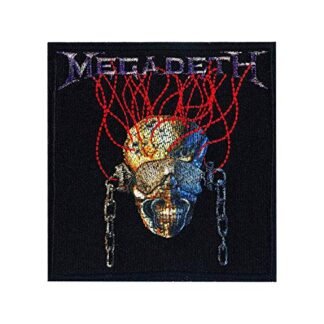 C&D Visionary Remendo de fios de caveira Megadeth multicolorido