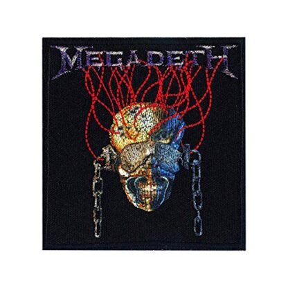 C&D Visionary Remendo de fios de caveira Megadeth multicolorido