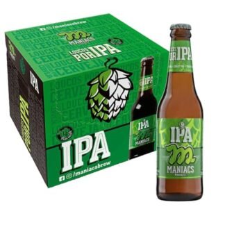 Kit c/ 6und Cerveja MANIACS IPA Garrafa 355ml