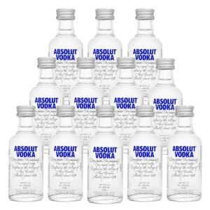 Mini Vodka Absolut, Kit 12 Unidades, 50ml