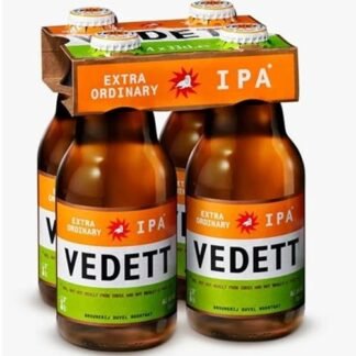 Kit Cerveja Belga VEDETT IPA 330ml Pack (4 garrafas)