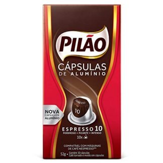 Café Pilão Cápsula Fortíssimo -10 unidades- 52 gramas