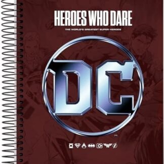 Caderno Espiral Univ CD 1 Matéria 80 Fls DC Comics Heroes Who Dare FSC Jandaia (CDs)