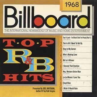 Billboard Top R&B Hits: 1968 [Audio CD] The Delfonics; Marvin Gaye & Tammi Terrell; The Temptations; The Dells; Smokey Robinson & the Miracles; Johnnie Taylor; Jerry Butler; The Impressions and James Brown