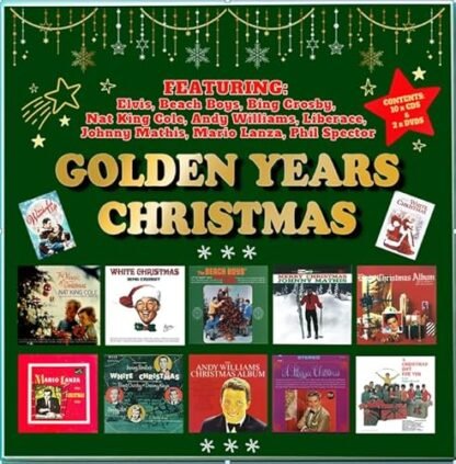 Golden Years Christmas (Elvis Presley / Johnny Mathis / Nat King Cole / Bing Crosby / Mario Lanza / Andy Williams / Beach Boys / Bing Crosby / Liberace / Phil Spector / White Christmas / It’s A - Various Artists (CDs)