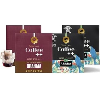 Coffee Mais │Café Super Especial │ Kit com 4 caixas Drip Coffee → 2 BRAHMA + 2 ARARA│100% Arábica │Torra Média │4 x 10 Unidades