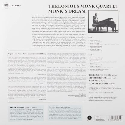 THELONIOUS MONK - Monk's Dream [Disco de Vinil] - Imagem 2
