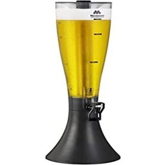 Torre de Chopp Marcbeer 2.5 L Marchesoni Marcbeer Transparente com Preto (Cervejas)