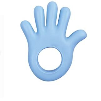 Mordedor Maozinha Azul Bebê - For Baby (Brinquedos)