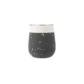 W&P Vidro isolado Porter 325 ml | Sem sabor metálico revestido de cerâmica para cerveja, vinho, coquetéis, café e chá | Boca larga isolada a vácuo | Seguro para lava-louças, carvão terrazzo (Cervejas)