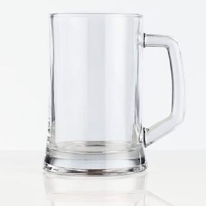 Burns Glass Caneca de cerveja Tankard I Easy Storage in the closet I Adequada para lava-louças plus great for drink with friends and loved ones I Freezer compatible I 650 ml (Cervejas)
