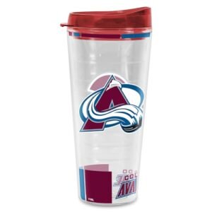 Copo clássico da Rico Industries NHL Hockey Colorado Avalanche 473 ml com isolamento duplo Tritan Classic mantém as bebidas frias e quentes, feito nos EUA (Cervejas)