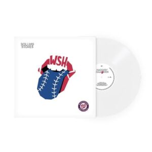 The Rolling stones - Hackney Diamonds X Washington Nationals Exclusive Limited Baseball White Color Vinyl LP (Discos de Vinil)