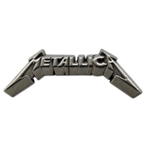 Emblema com logotipo da banda 3D Metallica tamanho único (CDs)