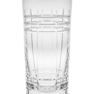 Barski Copo Highball – Vidro – Conjunto de 6 copos HB – Hiball – Cristal cortado à mão – Projetado – Copos para água – Suco – Vinho – Cerveja e Coquetéis – 340 g Feito na Europa (Cervejas)