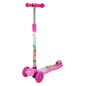 DM Toys Patinete Radical Ajustável 40kg Piquenique das Princesas Rosa (Brinquedos)