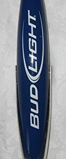 Bud Light Puxador estilo pub de cerveja – Base azul com letras brancas e detalhes cromados – 30,5 cm de altura (Cervejas)