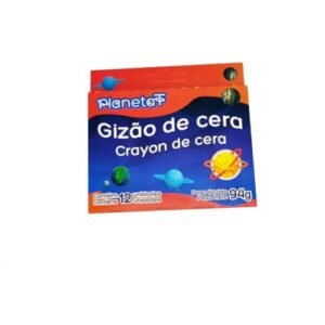 Giz De Cera, Planet, 12 Cores (Brinquedos)