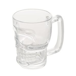 LYOR - Caneca P/Chopp e Cerveja de Vidro Caveira Rock Style 365ml (Cervejas)