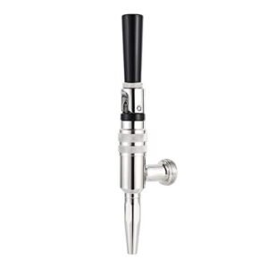 MRbrew Torneira de café de cerveja Stout, torneira de aço inoxidável de grau 304 para barril de nitrogênio, torneira de torre de cerveja Kegerator com alça de plástico preto padrão (Cervejas)