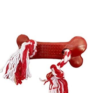 Osso Higiênico Com Corda,Pequeno,Brinquedo para Cachorro,Brinquedo para Cães (Brinquedos)
