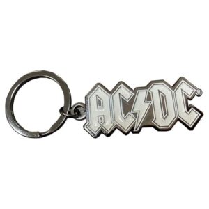 Rock Off officially licensed products Chaveiro mono com logotipo da banda AC/Dc tamanho único (CDs)